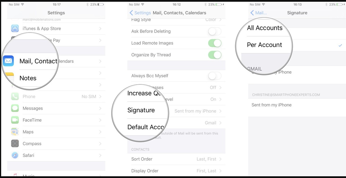 how-to-add-email-signature-in-iphone